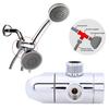3-Way Shower Head Diverter Mount Combo Shower Arm Mounted Valve Fixer Bracket