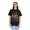 Floral Garment-Dyed T-Shirt, Boho Tee, Casual Wear, Gift for Her, Spring Fashion