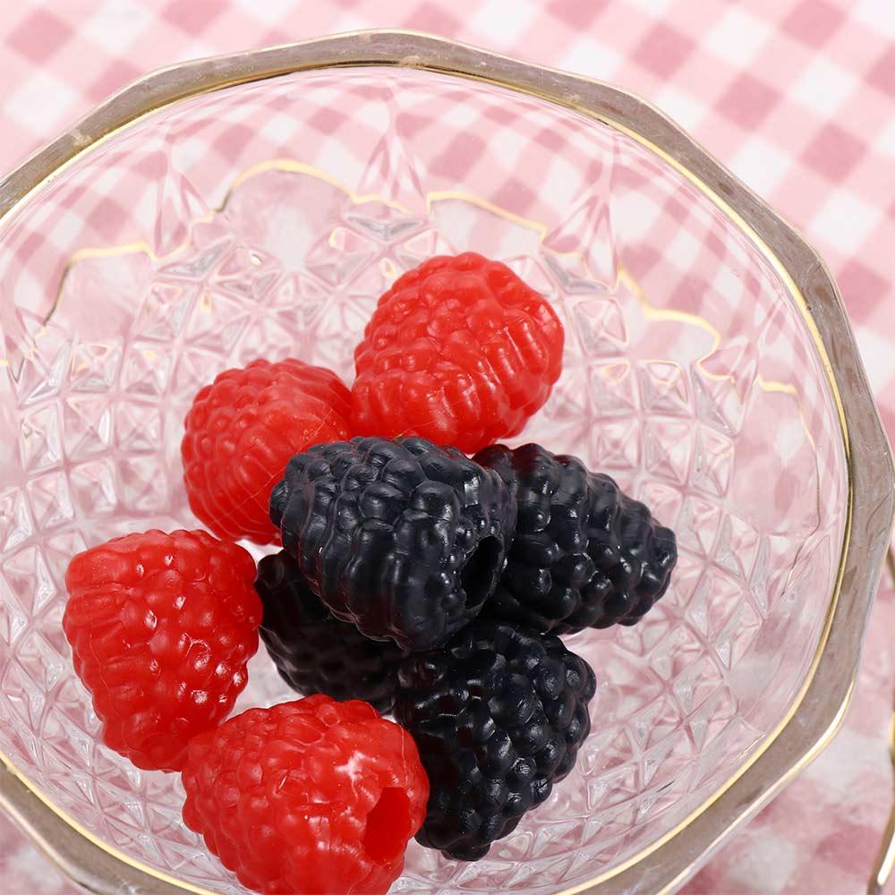 Color DIY Accessories Fake Fruit Artificial Raspberry Photography Props Mulberry Branch Model