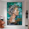 Graffiti Art Poster Queen Elizabeth II Portrait Prints Canvas Painting Pop Street Art Wall Art Bedroom Living Room Decoration