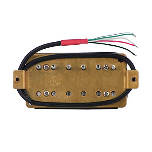 Набор керамических хамбакеров FLEOR (Гриф и мост) – Черный двойной звукосниматель для электрогитар