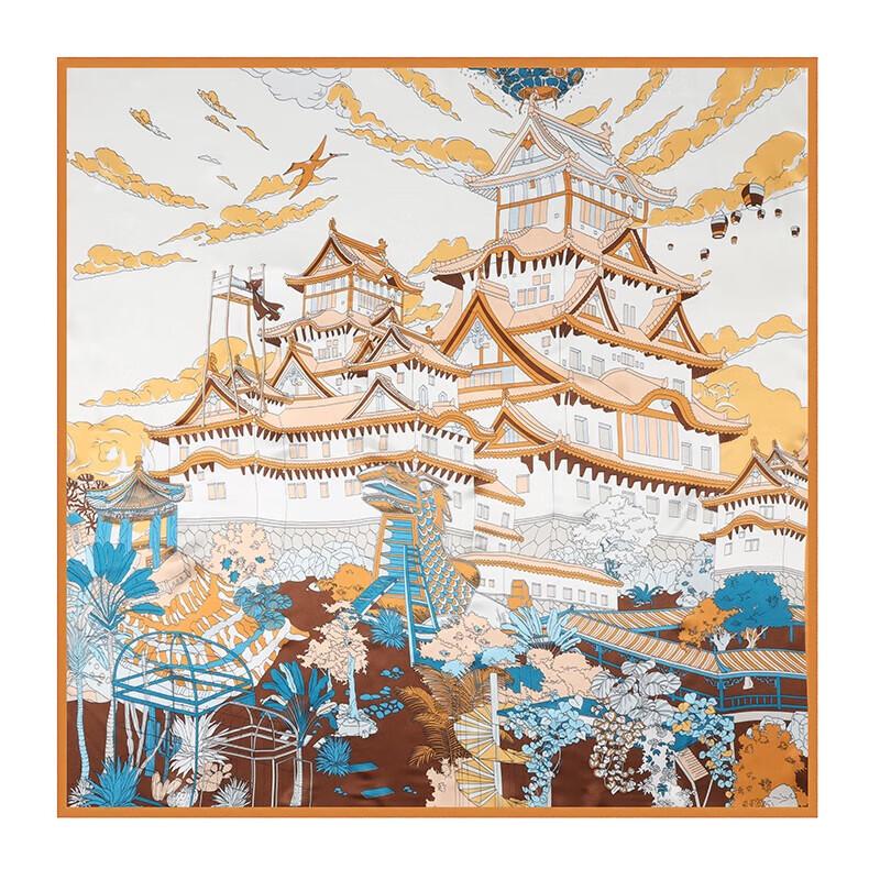 Aisi Yalan Qimeng Silk Scarf Set
