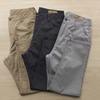 Versatile Solid Color Workwear Casual Pants Summer Loose Straight Leg Cropped Pants Men's Pants