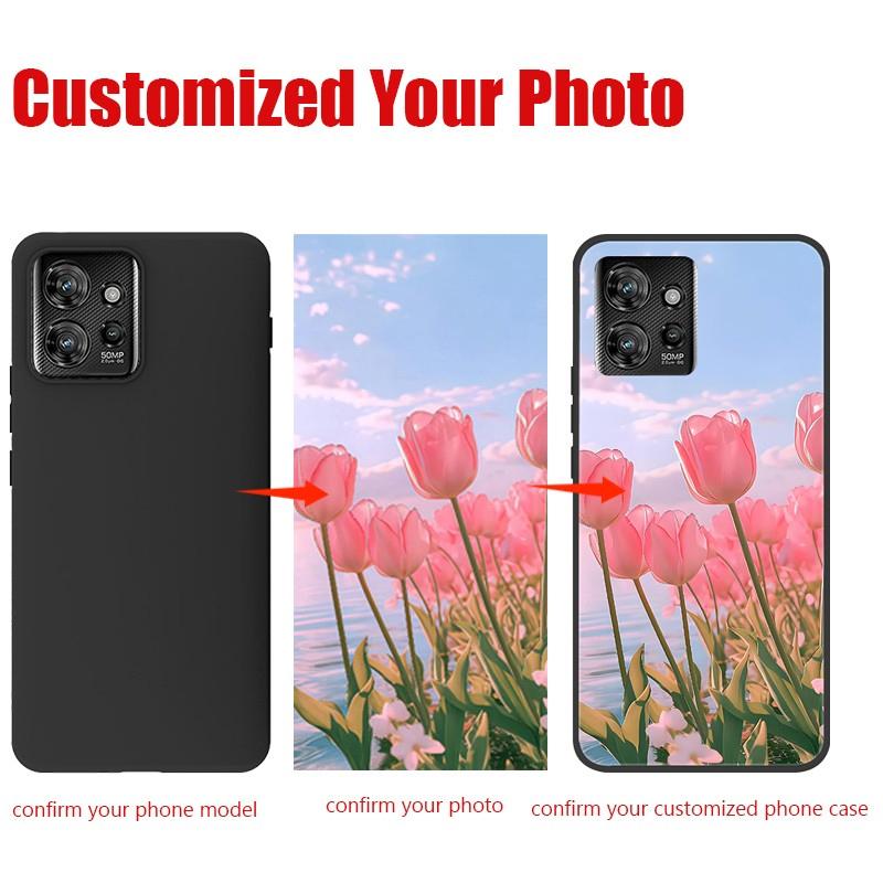 Custom Phone Case For Motorola Thinkphone 5G DIY Personalize Picture Back Cover For Moto G85 G04 G04S G14 G34 G84 E14 G35 Fundas