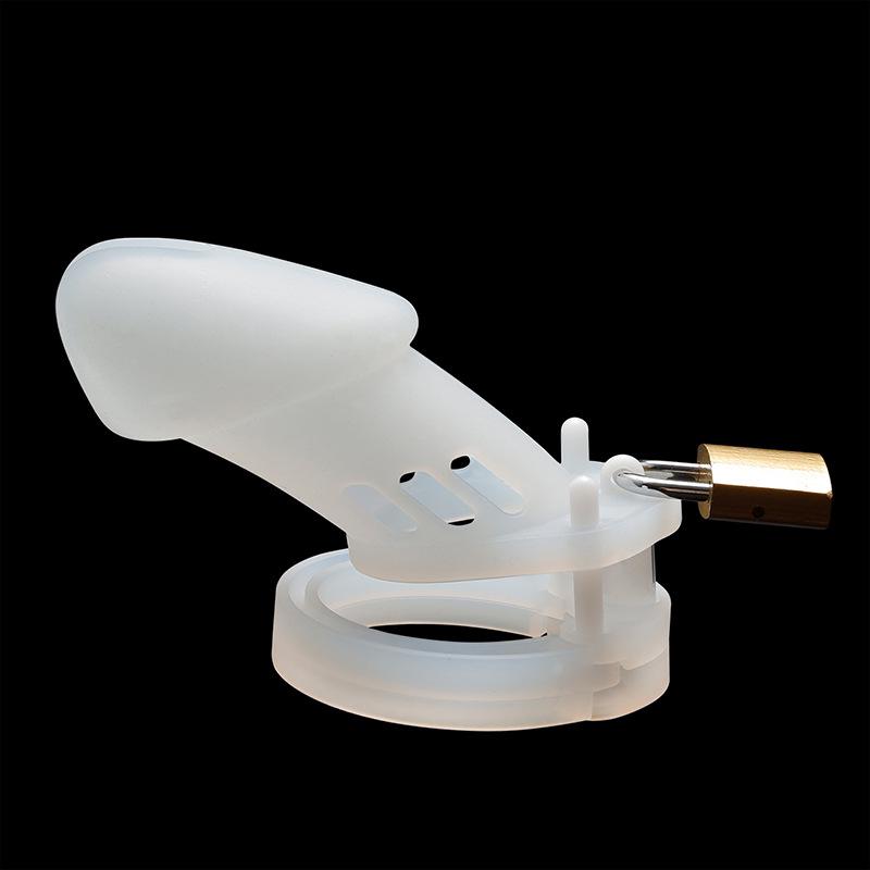 Силиконовая клетка целомудрия для мужчин: СМ Эротическое устройство для тренировки воздержания