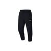 Свободные дышащие спортивные брюки с манжетами из девяти точек Li Ning Training Series, мужские брюки черного цвета AYKR445-1