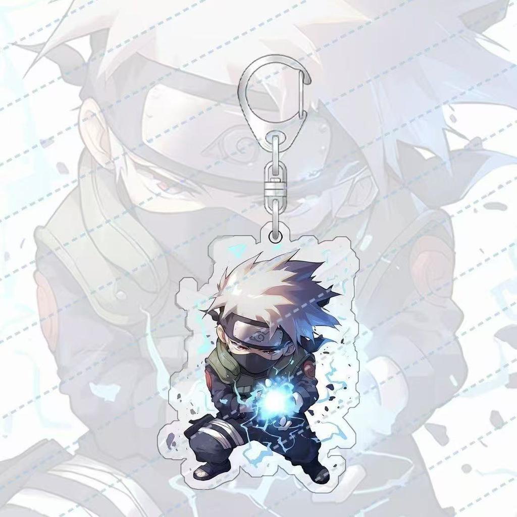 Аксессуары для акриловых брелоков Аниме Наруто Брелок для ключей с рисунком из мультфильма Узумаки Наруто