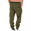 Men's Pants Spring and Autumn Solid Color Trendy Sports Casual Sweatpants Loose Tied Feet Stacking Pants