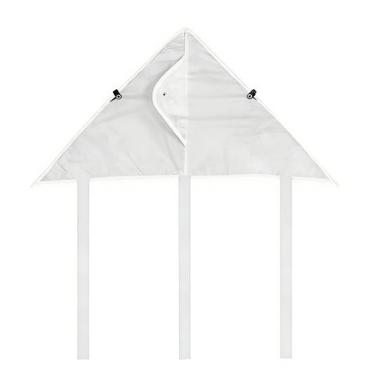 Сделай сам пустой воздушный змей для рисования для детей и взрослых, портативный, для украшения, раскрашивания, белый змей со стропой для школьных проектов, вечеринок