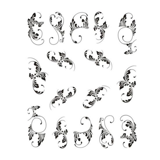 Наклейки аппликация для маникюра и дизайна ногтей