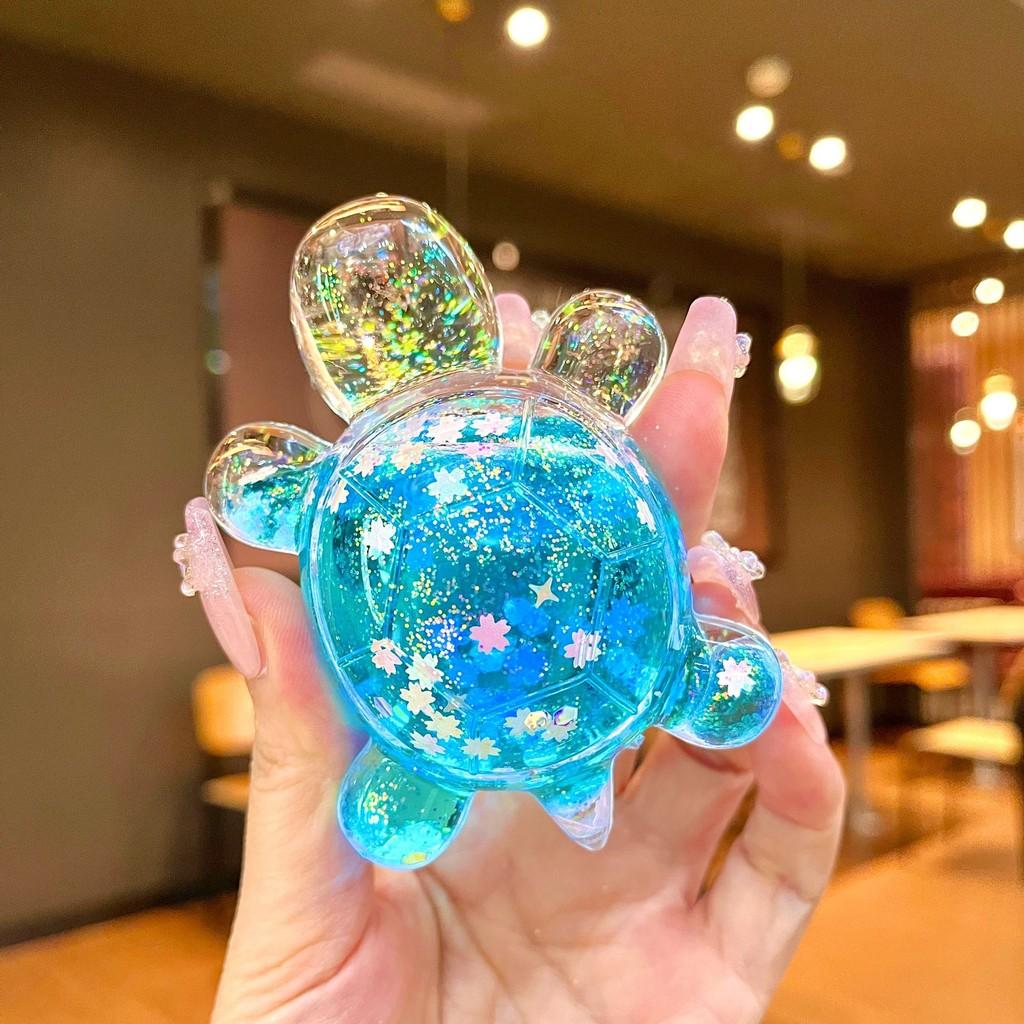 Large Glow Colorful In The Dark Glittering Turtle Figurine Perfect For Unique Occasions Gift