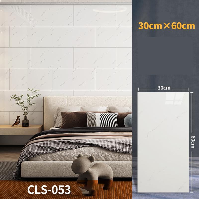 Самоклеящаяся 3D имитация плитки для оклеивания стен обоями для украшения стен туалета кухни водонепроницаемые мраморные наклейки