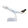 16СМ Модель самолета A340 Lufthansa Литые модели самолетов с колесами 6-дюймовый самолет для детской коллекции Подарок для показа