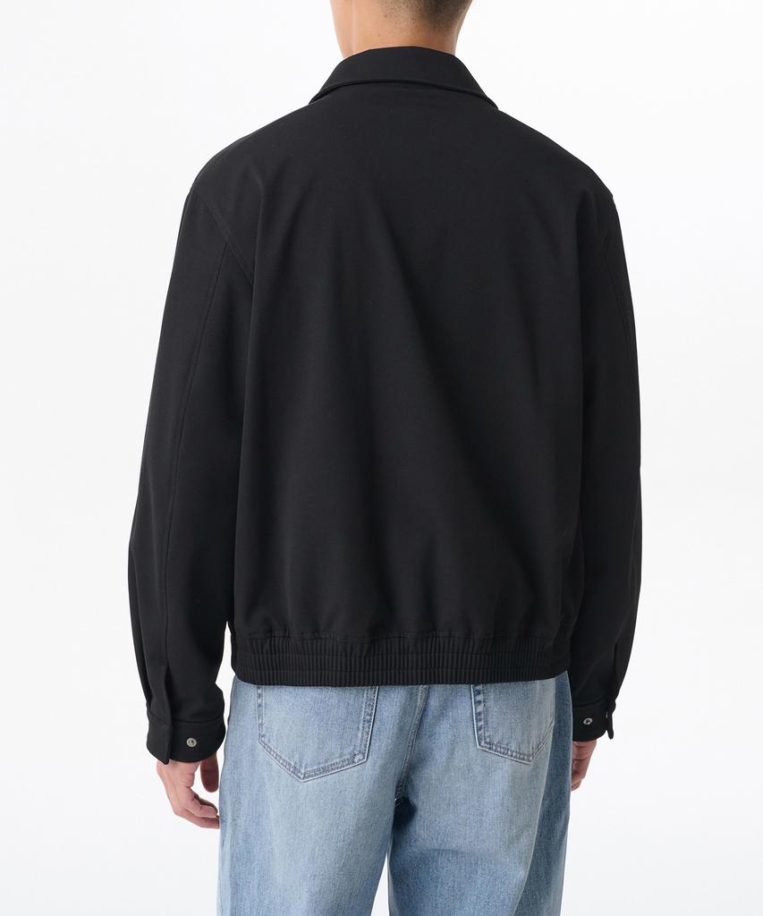 Musinsa Standard Relaxed Minimal Blouson Jacket [Black]