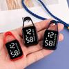 Ночник Брелок Сенсорные Цифровые Часы для Детей Школьников Брелок Карманные Часы Светодиодные Электронные Подвесные Часы
