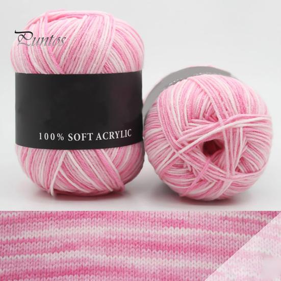 Шерстяная пряжа тройных брендов, мягкая молочно-хлопковая однотонная вязальная пряжа для свитера