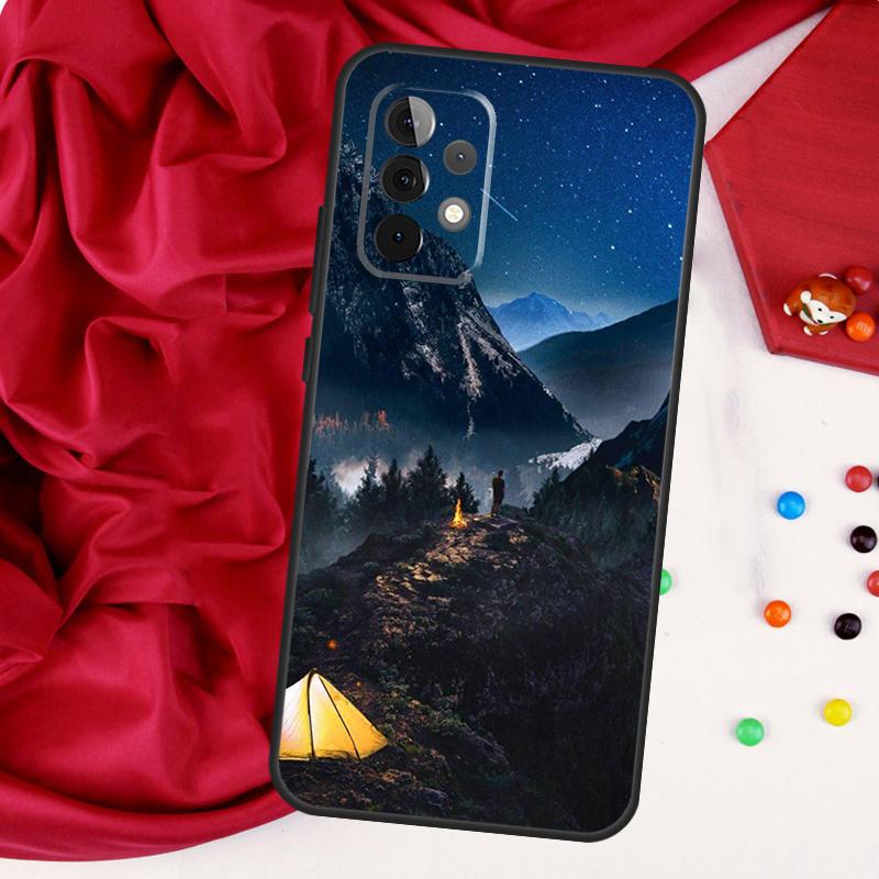 Кемпинг Природа Горы Для Samsung Galaxy A15 A55 A53 A33 A35 A22 A32 A52 A54 A34 A14 A56 A36 A26 A16 A05 A06 Чехол