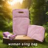RSINC Women's Mobile Sling Bag 2 Compartment 3Pockets & 4 Card Slot Taffy Pink JL186937607178
