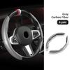 For KIA Carbon Fiber Steering Wheel Trim Non slip Durable Split Wheel Protector Stinger Optima Cerato Soul Venga Forte Spectra nvhs30