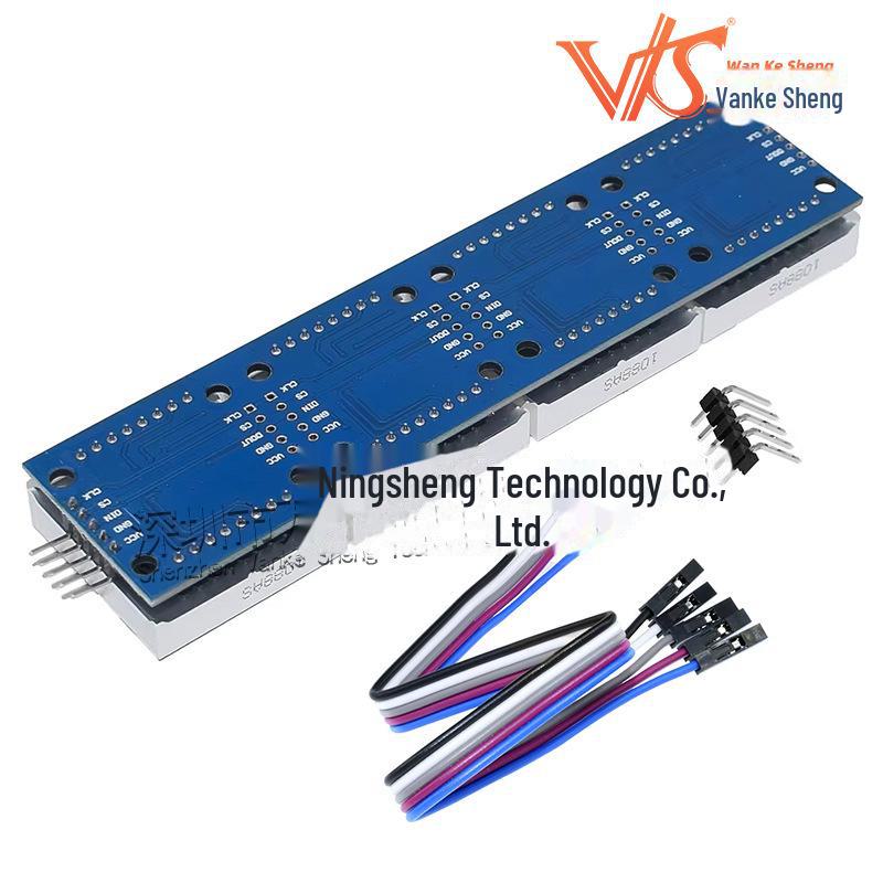 Модуль точечно-матричного дисплея MAX7219 4-в-1 с однокристальным управлением