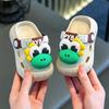 Children's summer clogs for girls, indoor non-slip cartoon sandals for boys, toddlers, and older kids, suitable for outdoor beach wear