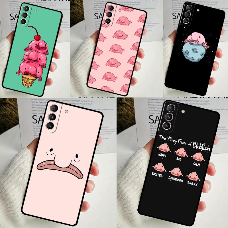 Чехол Blobfish для Samsung Galaxy S24 S23 S22 Ultra Note 10 Plus Note 20 S9 S10 S20 S21 FE задняя крышка