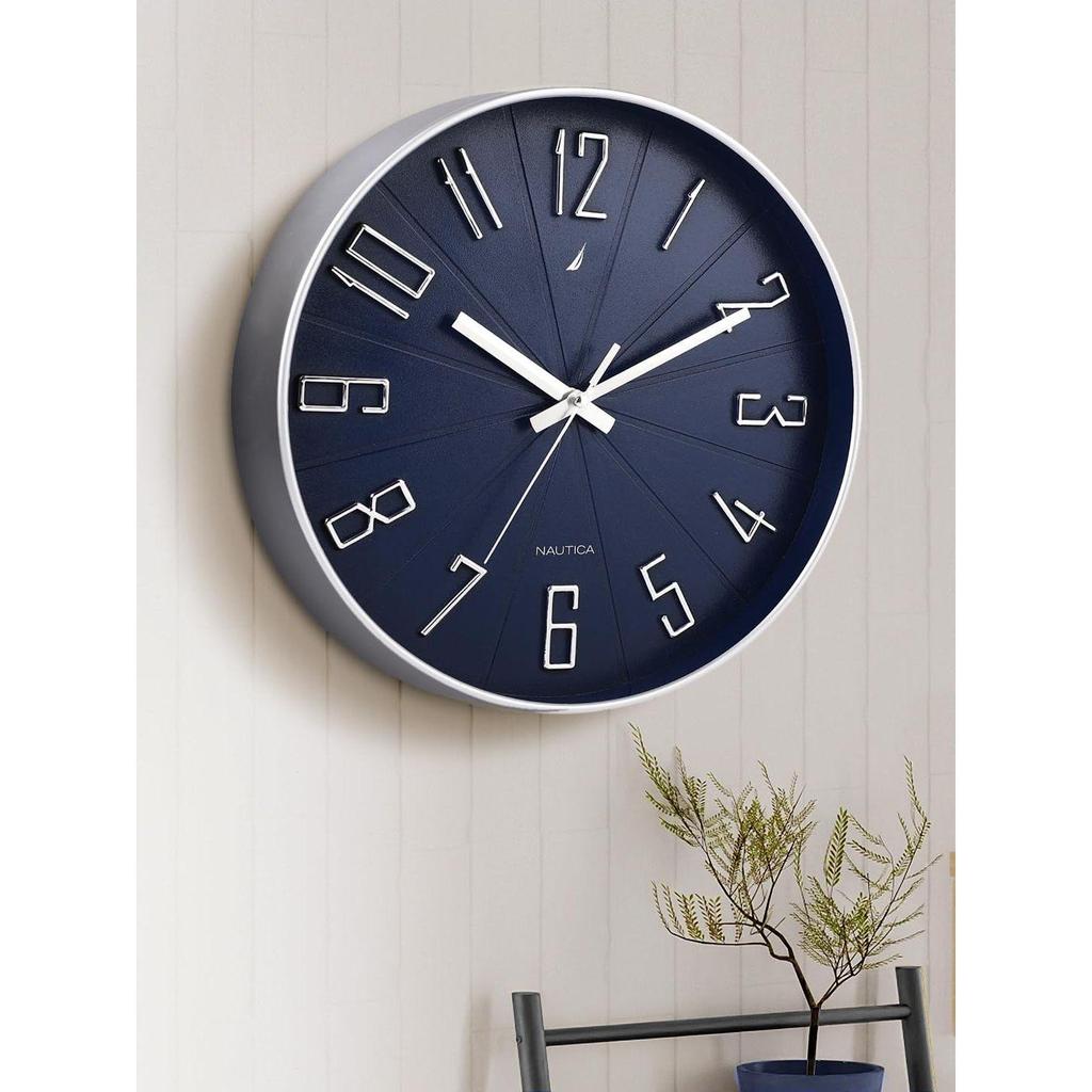Silent Sweep | 12-Inch Round Dial | Non-Ticking Analog Display | Battery Operated | Unisex | Matt Finish