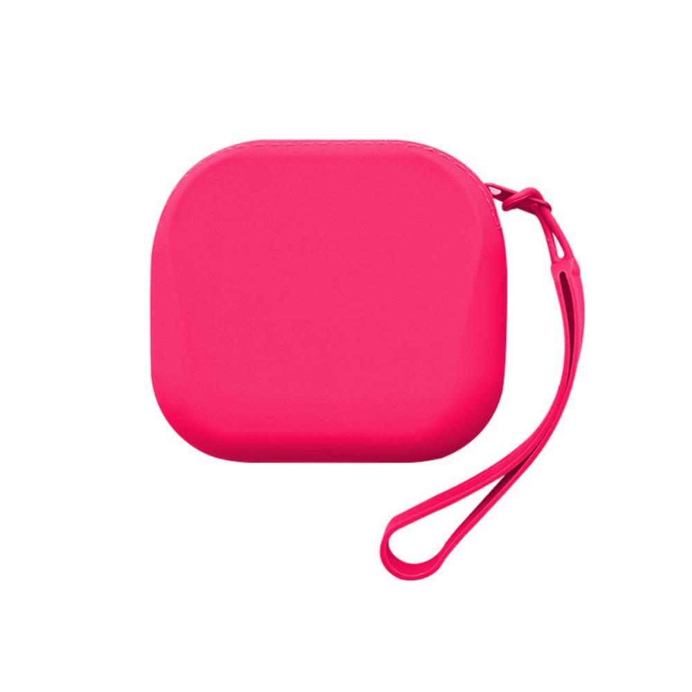Morandi Color Silicone Coin Purse Square Lipstick Pouch Portable Mini Storage Bag Travel