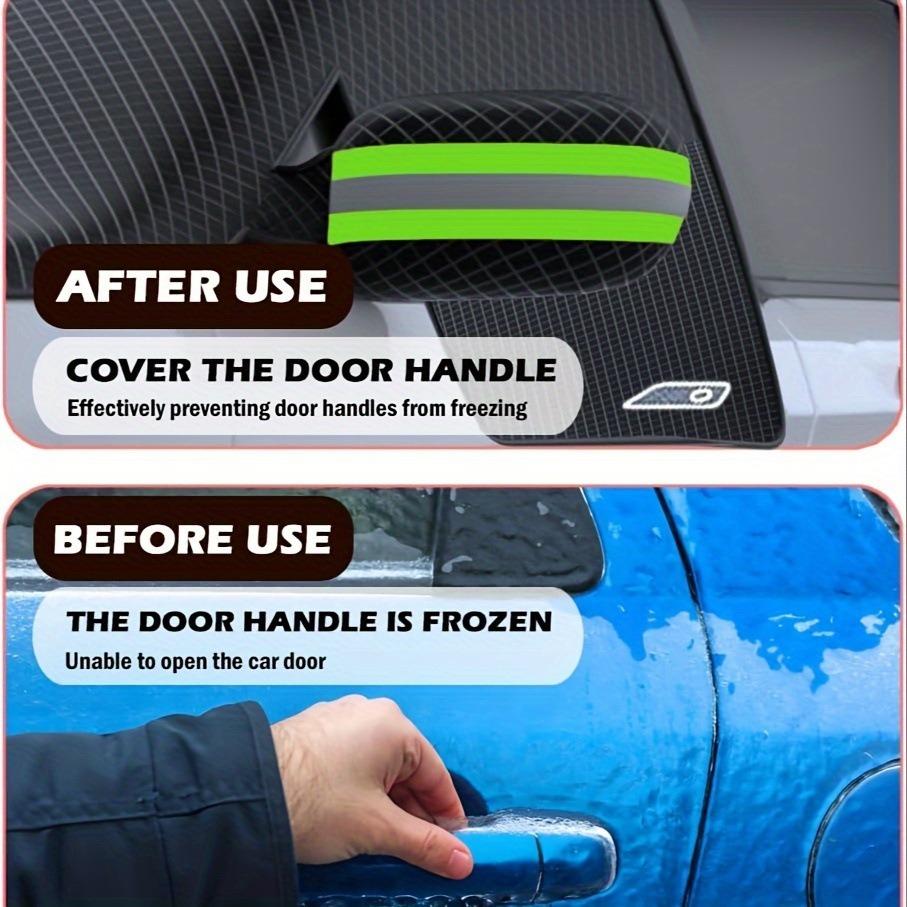 Automobile snow protection cover for front windshield, anti-freezing and anti-frost snow magnetic suction snow guard, car cover