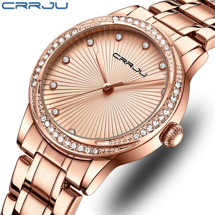 CRRJU-2198 Women's Watch Casual Business Fashion Personality Watch Men's Watch Student Watch Simple