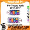 Android 13 Car For Toyota Yaris 2012 -2017 LHD RHD Auto GPS 5G WIFI Navigation DSP Carplay Radio Multimedia Player no 2din dvd
