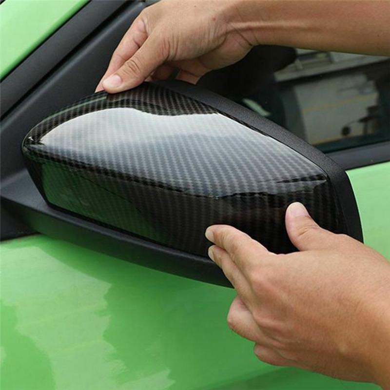 Rearview Mirror Cover Door Side Wing Mirror Cap For Ford Mustang 2009-2013-A87Q