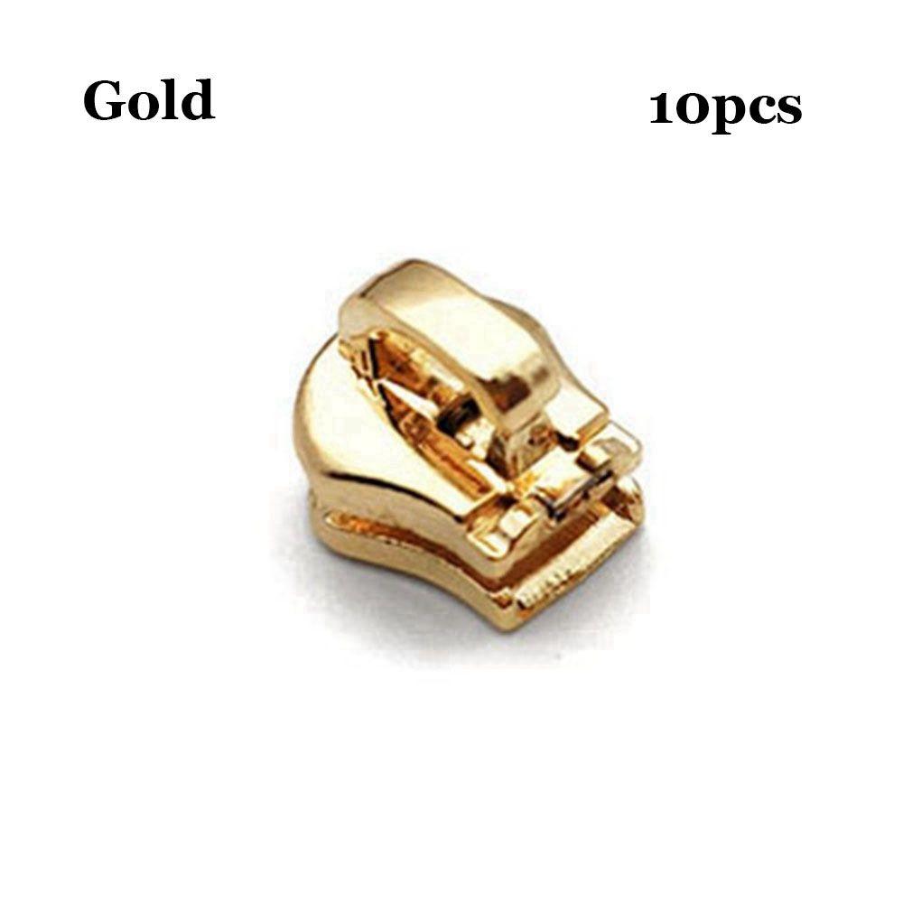 Молнии с медными зубцами Универсальный комплект для мгновенного ремонта Сменный слайдер для молнии Зубчатая головка для молнии