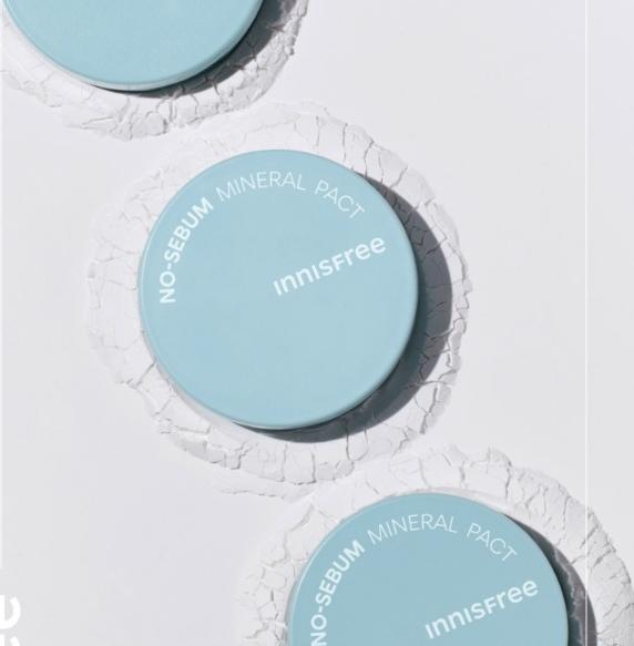 Innisfree Минеральная пудра No-Sebum – Корейская матирующая пудра для фиксации макияжа (5g)