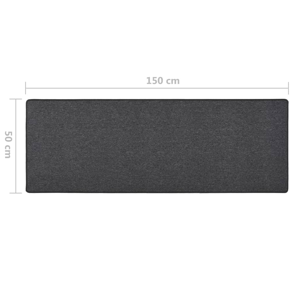 Vidaxl Dywanik, Antracytowy, 50 X 150 Cm