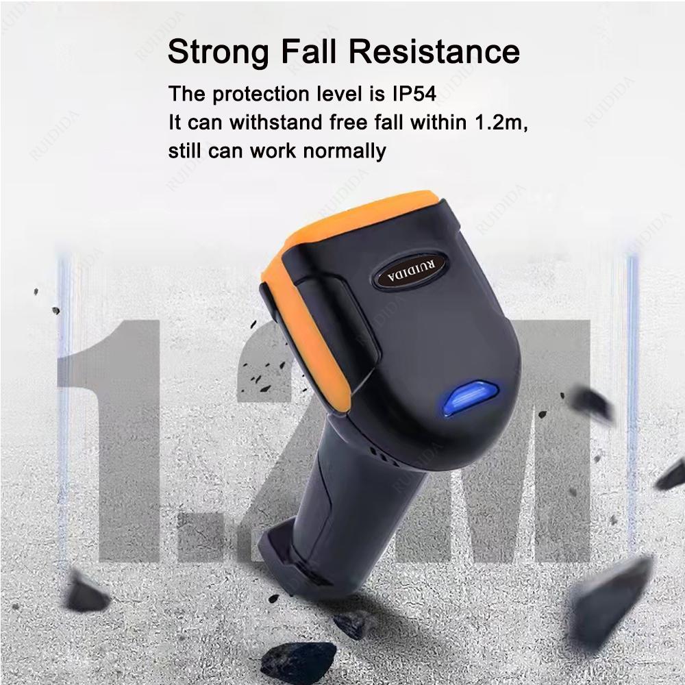 Wired or Wireless Scanner 1D 2D Handheld Bar Reader QR Code Scanner PDF417 for Supermarket Store