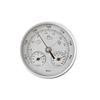 Modern Minimalist Metal 130mm Round Pressure Barometer With Temperature And Humidity Gauge For Home Decor