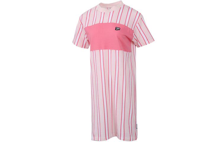 PUMA Short Sleeved Dress Women's Pink 596007-17