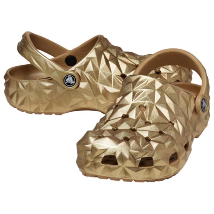 Crocs Классические EVA Удобные Простые Сабо Унисекс Обувь Золото 210002-710