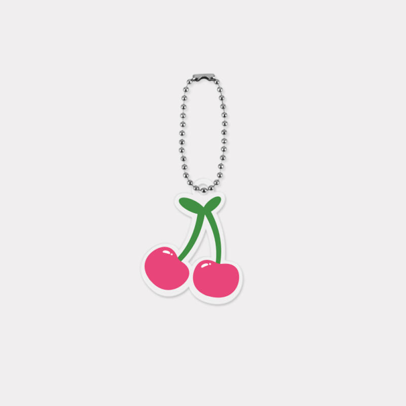 mini fruit acrylic keychain