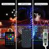5M/10M/20M RGBIC светодиодные умные гирлянды Bluetooth APP управление гирляндой DIY для рождественской вечеринки свадьбы украшение дома
