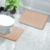 2 шт./компл. коврик для ванной комнаты с нескользящей подошвой 40x60 см 40x50 см коралловый бархат U-образный квадратный коврик для ванной комнаты