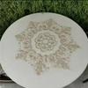 Lace Embroidered Tablecloth Tea Table Lamp Cover Round Table Tablecloth Luxurious Cover