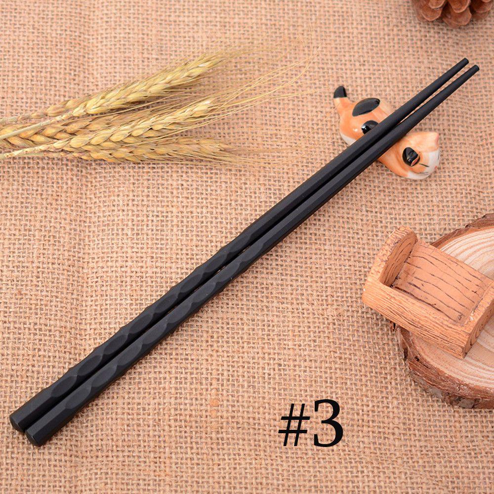 1 пара китайских портативных нескользящих палочек для суши из сплава