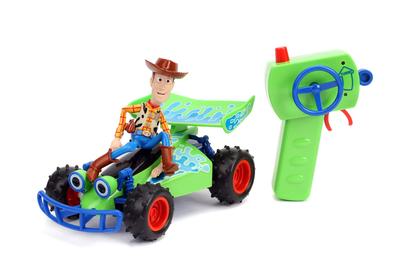 Jada Disney Pixar История игрушек 4 Турбо Багги с Вуди Радиоуправляемым Транспортным Средством, 2,4 ГГц, 1:24
