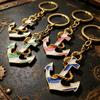 Charm Retro Metal Ship Anchor Keychain Bag Hanging Adventure Shipr Pirate Keyring Badge Car Key Trendy Personalization Gifts