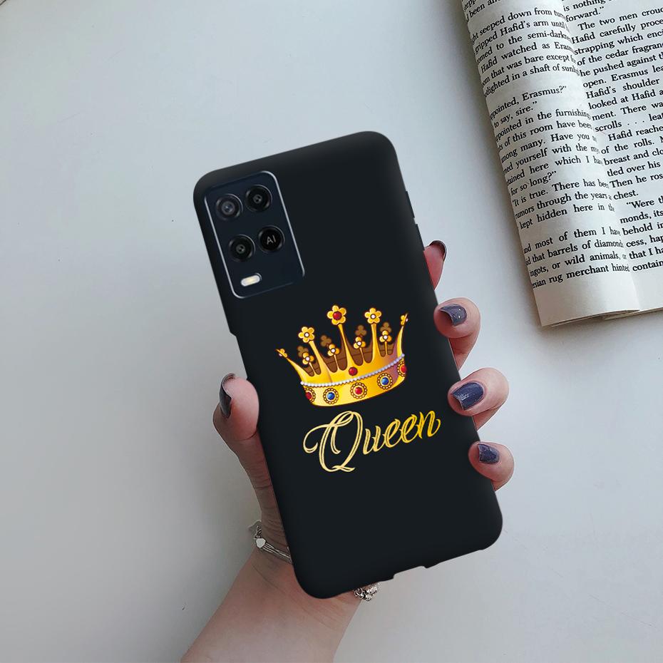 For Oppo A54 Case CPH2239 Soft Silicone Shockproof Cute Painted Cover For Oppo A54 OppoA54 A 54 6.1" Phone Cases Fundas Bumper
