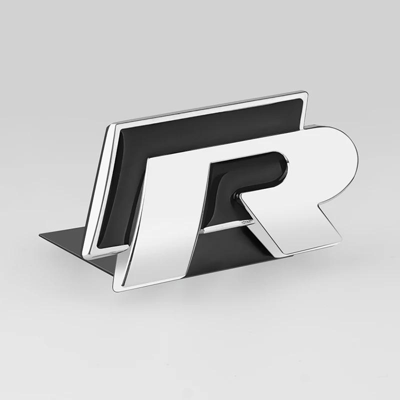 BPJ1 2025 Hot Car Front Grill Trunk Auto Emblem Sticker Accessories For Volkswagen GTI R-Line R Polo Golf Passat Scirocco Jetta Tigua ly2