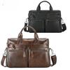 Кожаная мужская сумка-портфель, деловая, портативная, мужская, сумка через плечо, сумка-мессенджер, компьютерная сумка, первый слой, сумка из коровьей кожи