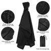 3-in-1 Waterproof Rain Poncho Lightweight Hooded Rain Coat Picnic Mat Blanket Sun Shelter for